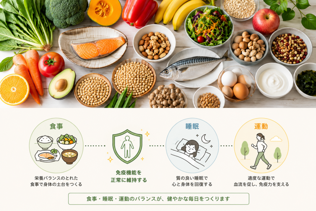 食事だけでなく生活習慣全体を解説する